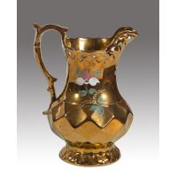 Enameled ceramic jug in golden reflection of B ... · Ref.: ID.368