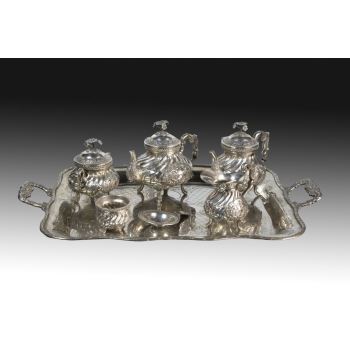 Juego de café y té, estilo Luis XV, S. XX. · ref.: ID.461