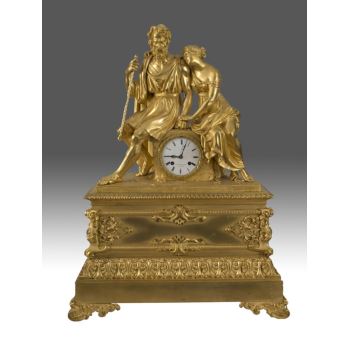 Reloj de sobremesa Luis Felipe, S. XIX. · ref.: ID.483