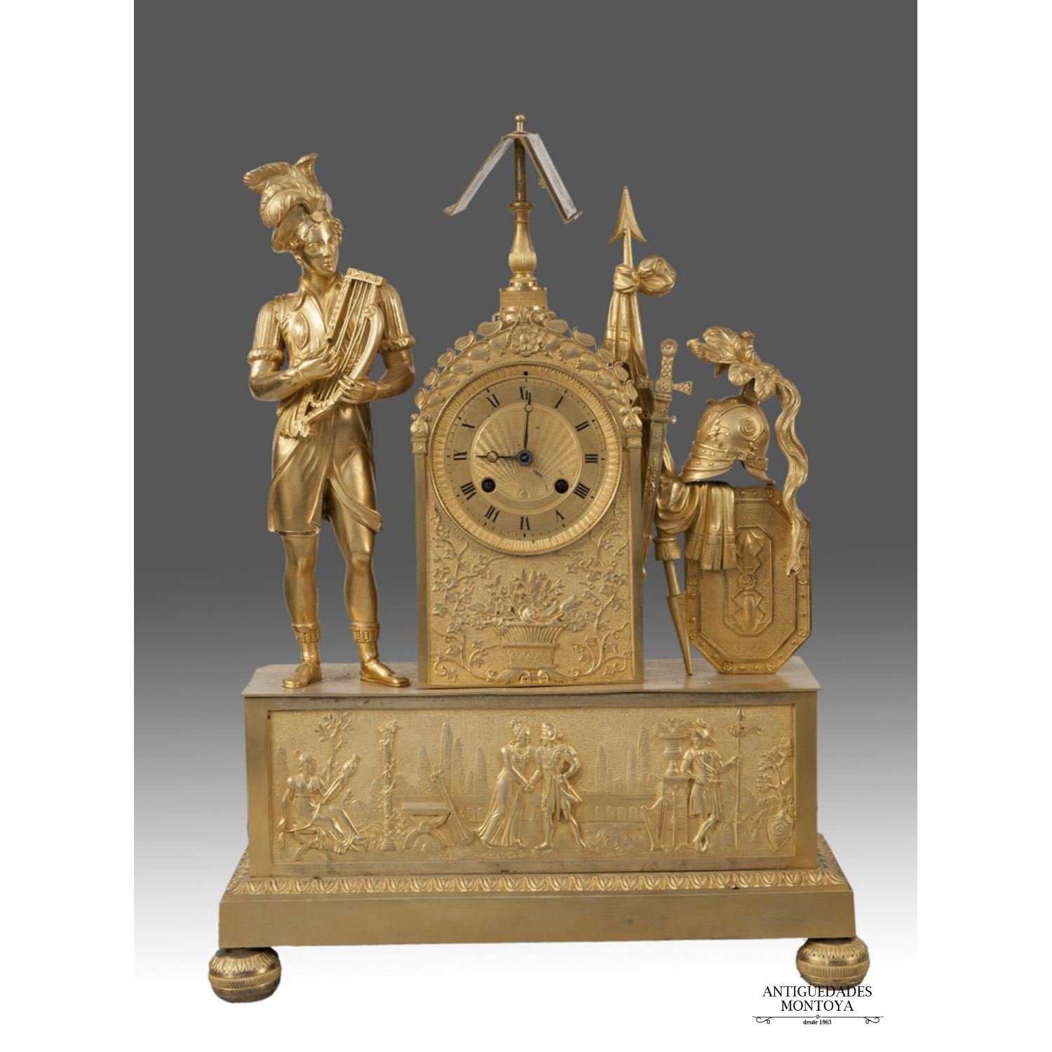 Table clock, France 19th century.