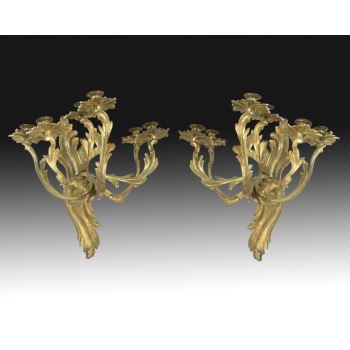 Pair of wall sconces, Louis XV style, SX .. · ref.: AM0002681