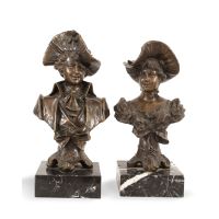 Pair of busts, PPIOS. S. XX · Ref.: ID.565