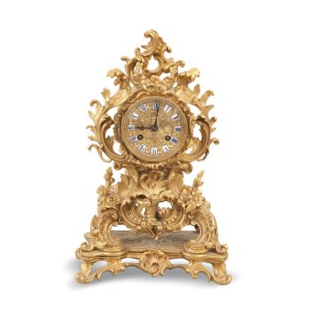 Reloj estilo Luis XV, S. XIX · ref.: ID.580