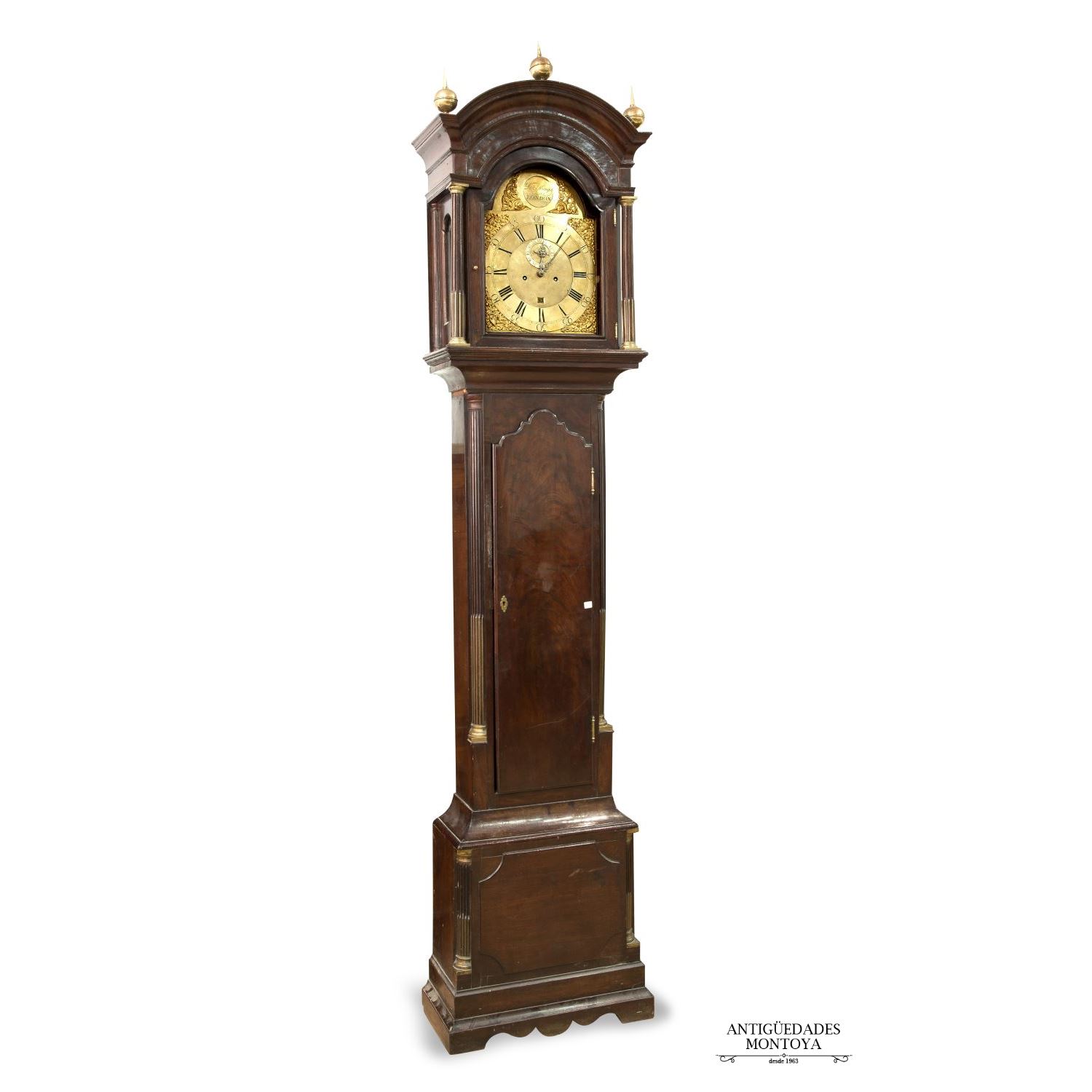 Reloj de caja alta inglés John Higgs, S. XVIII.