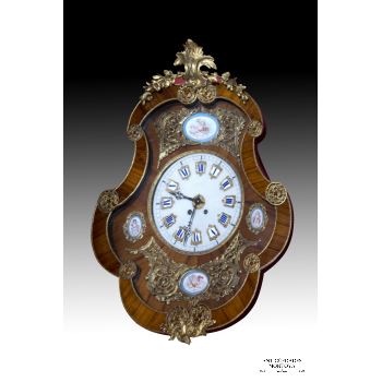 Reloj de Pared con Placas de sevres SXIX · ref.: AM0002898