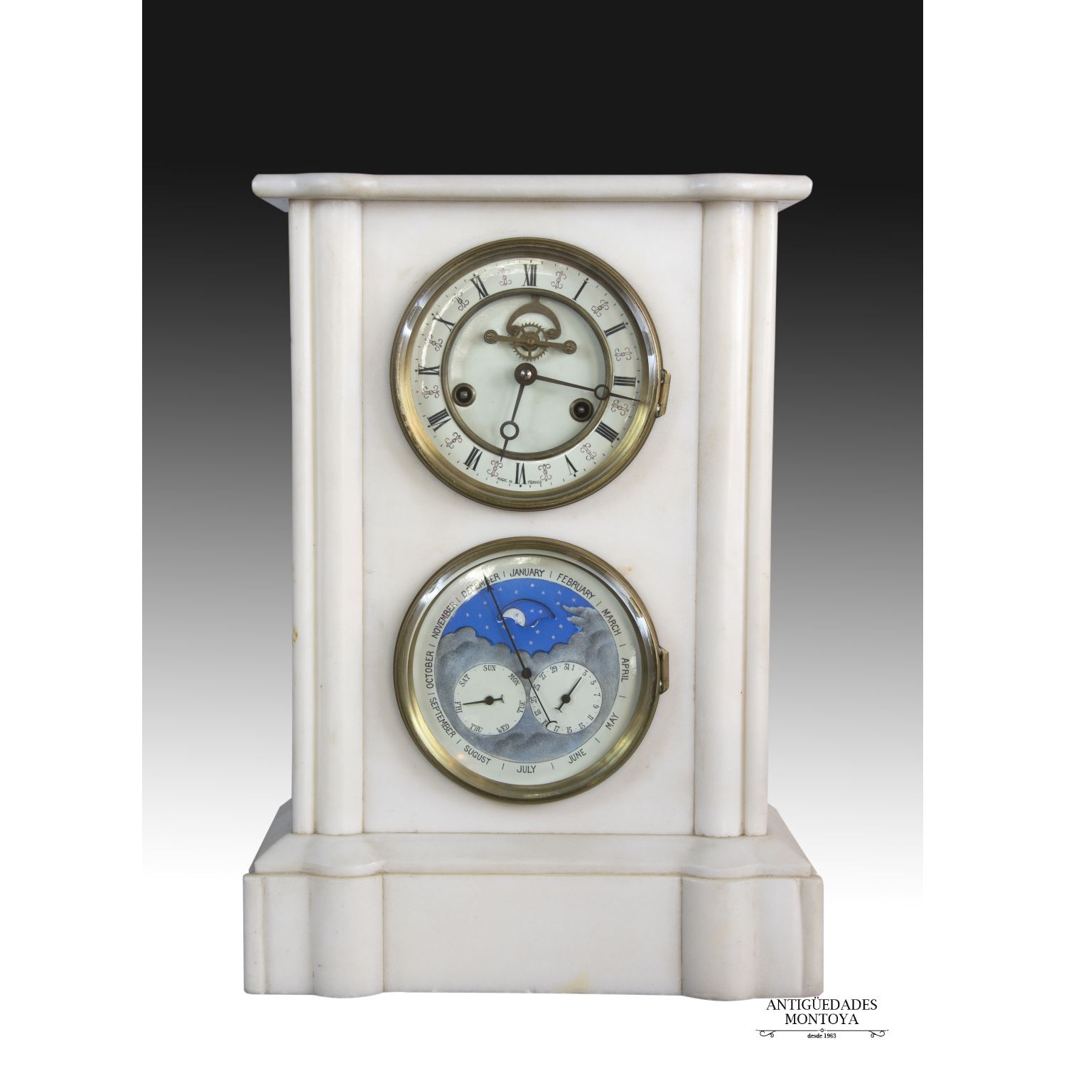 Moon phase clock France s xix