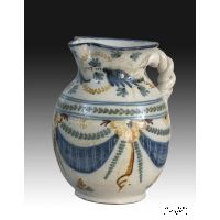 Jar of Talavera fns of the nineteenth century. · Ref.: AM0002983