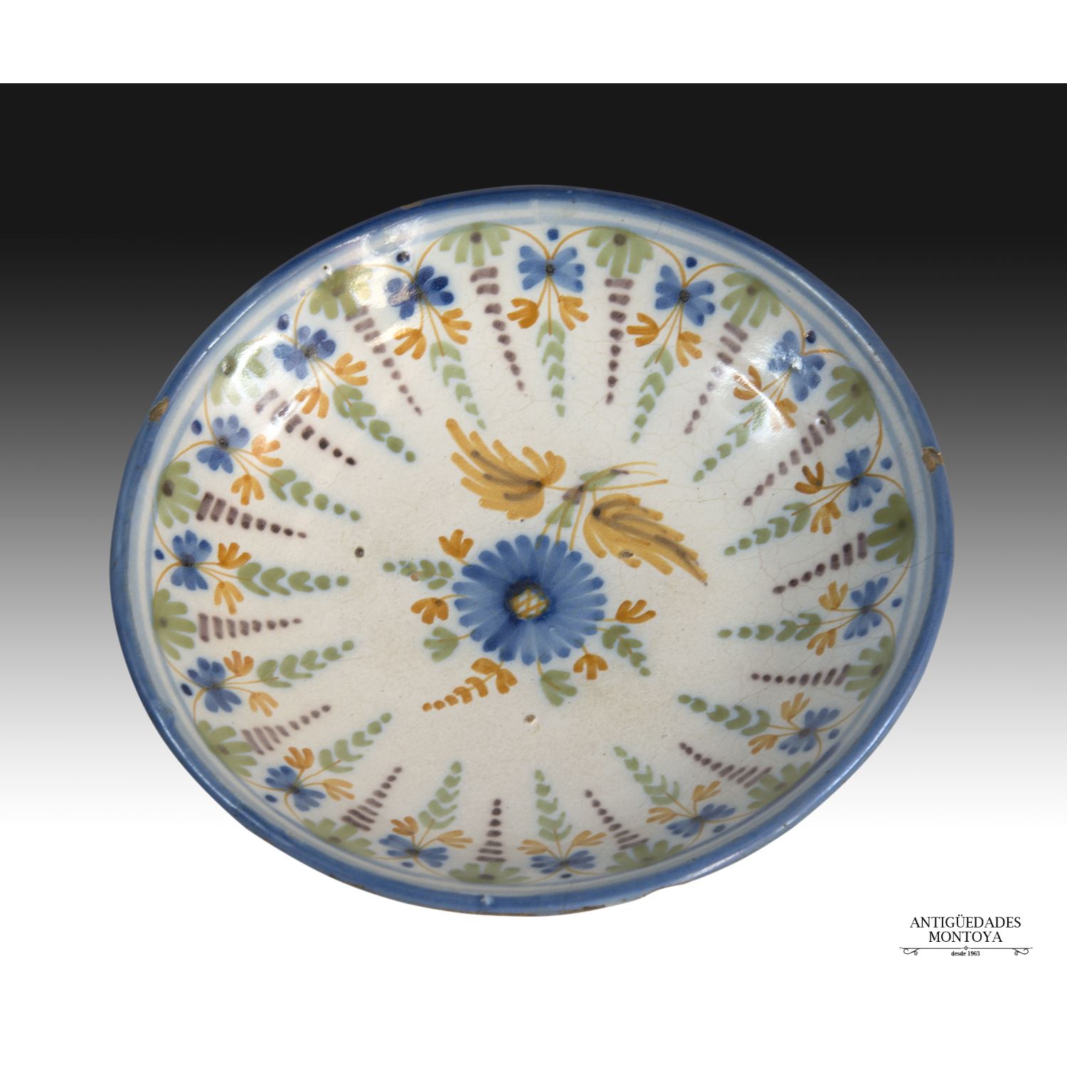 Plate of talavera s xix.