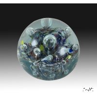 Colored glass paperweight. · Ref.: AM0003012