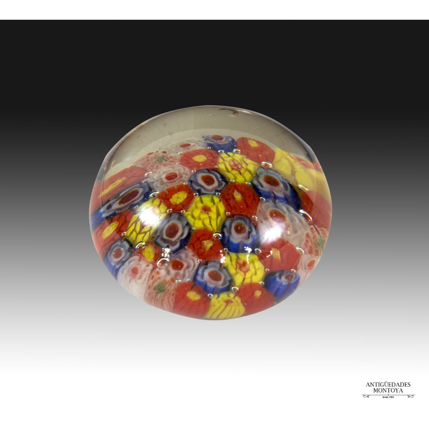 Colored paperweight