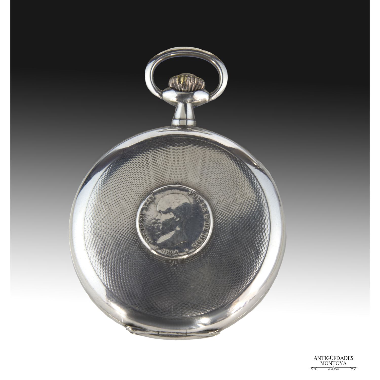 Silver pocket watch