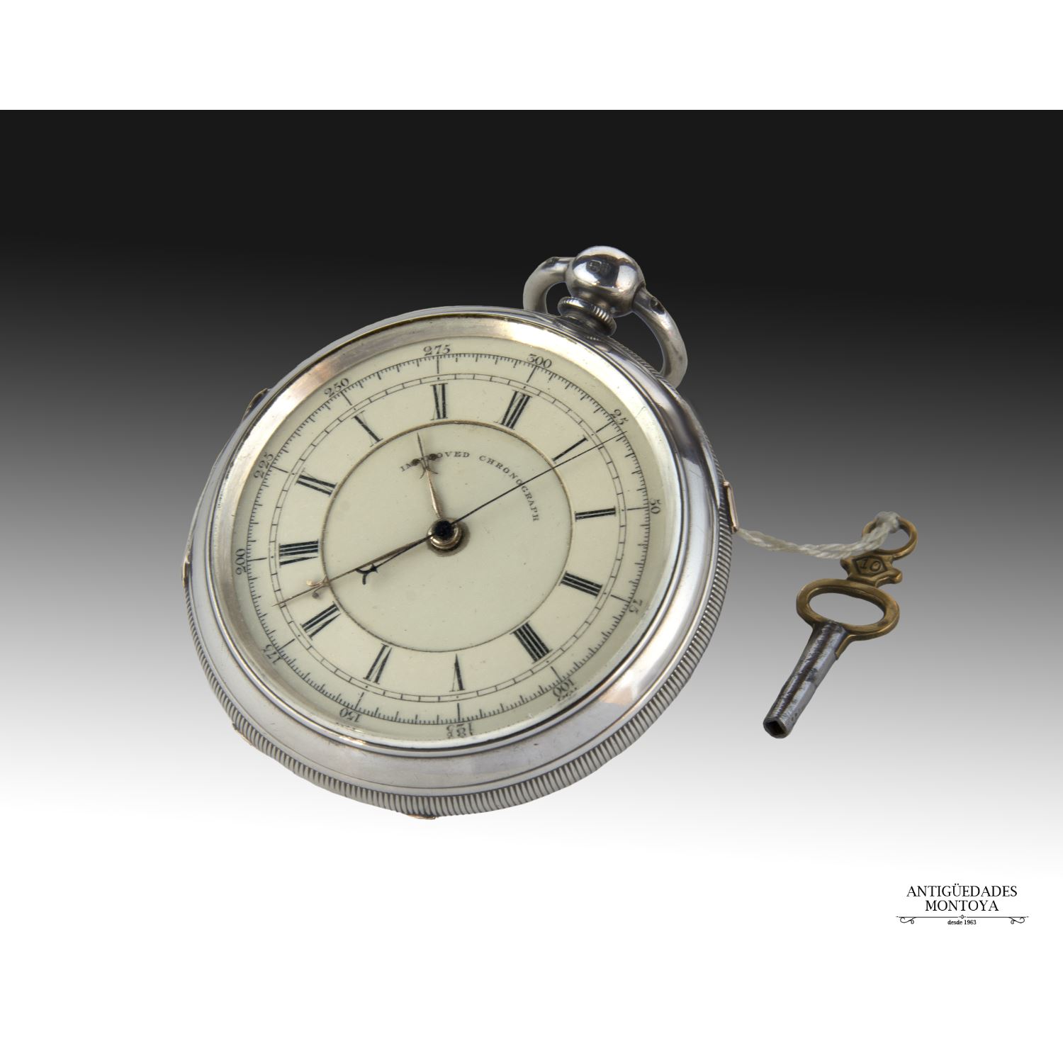 Silver pocket watch conegrafo.