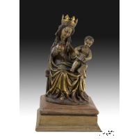 Escultura virgen con niño sxx  · Ref.: AM0003047