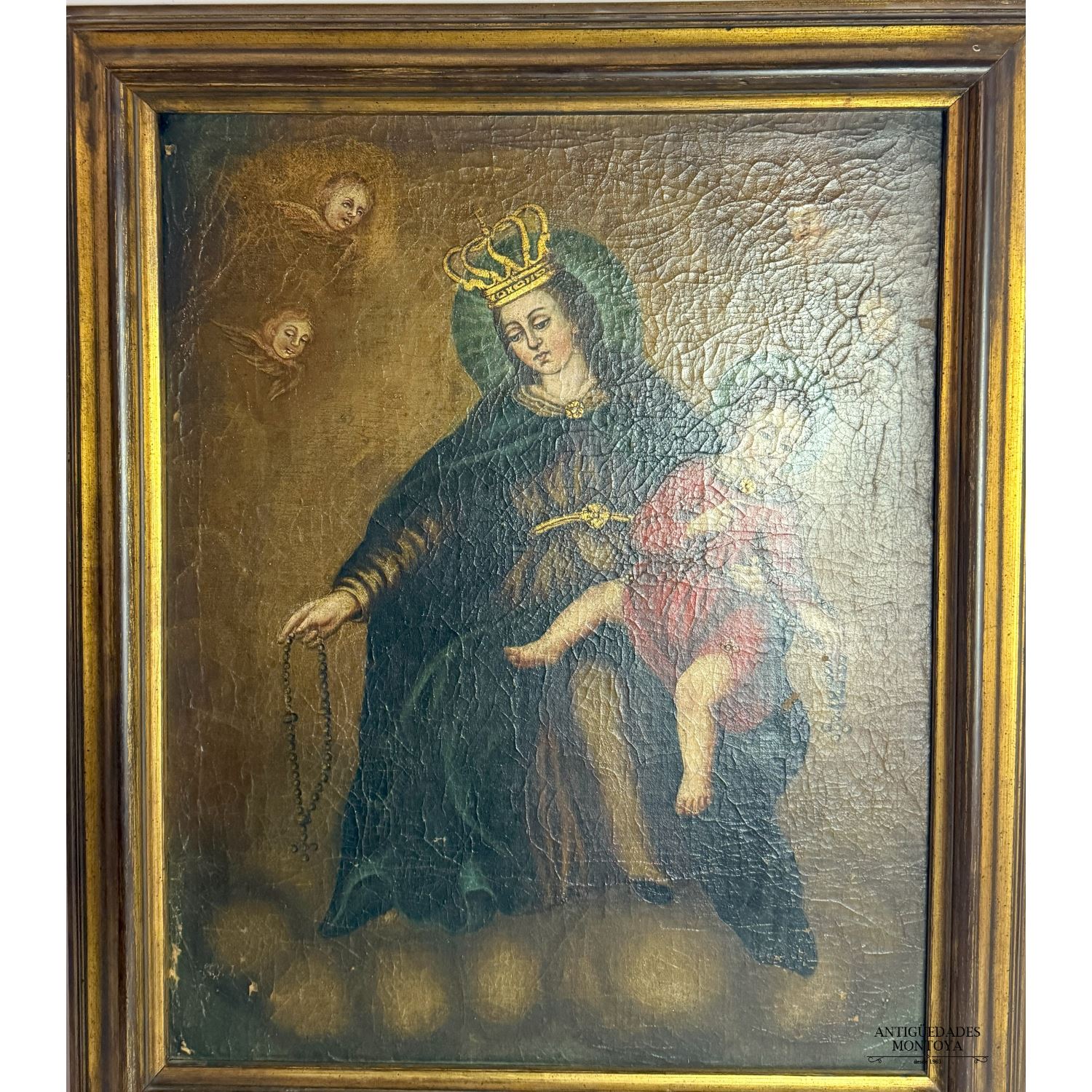 VIRGEN CON ANGELES