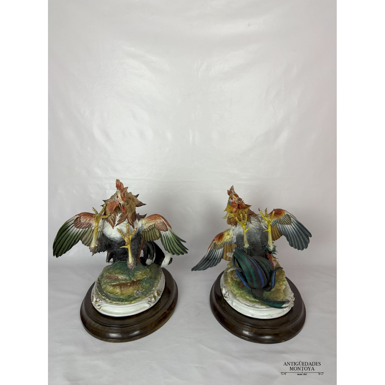 PAREJA DE GALLINAS DEL BUENRETIRO