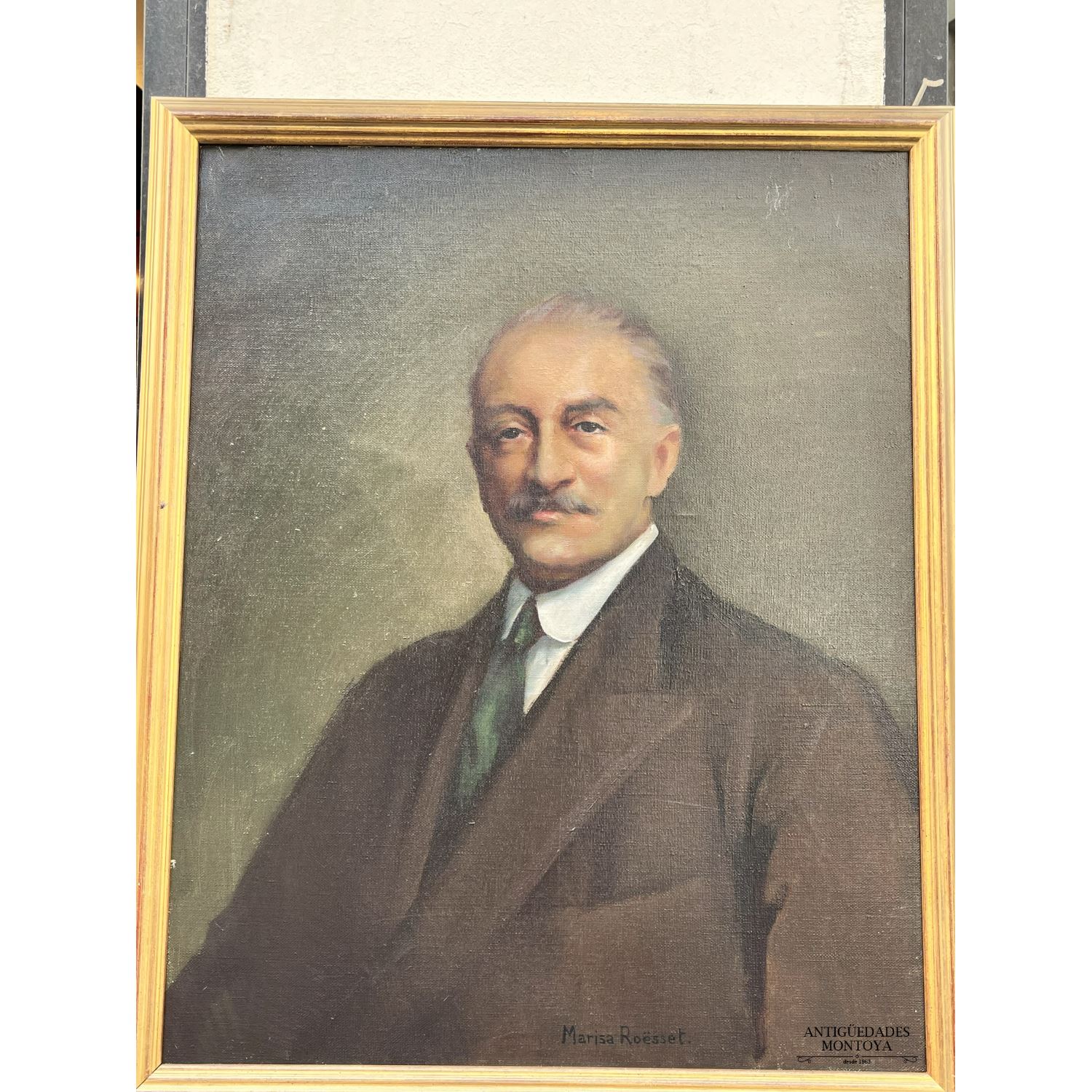 Retrato al oleo: Hombre